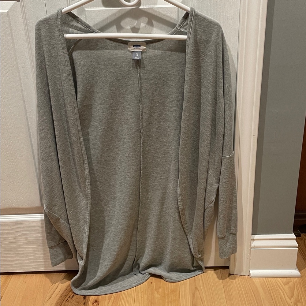 Old Navy Heather Gray Open Cardigan